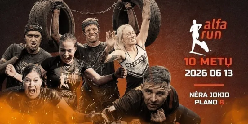 ALFA RUN 2026 I Ekstremalus bėgimas su kliūtimis