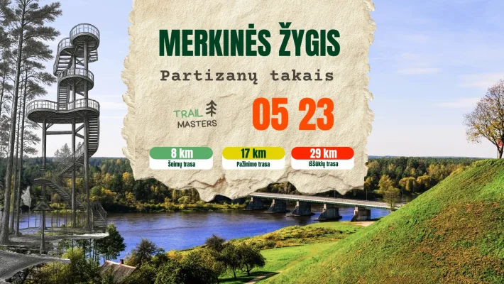 Trail Masters Merkinės žygis Partizanų takais'26