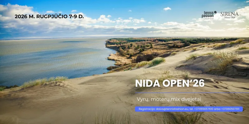 NIDA OPEN’26 teniso turnyras