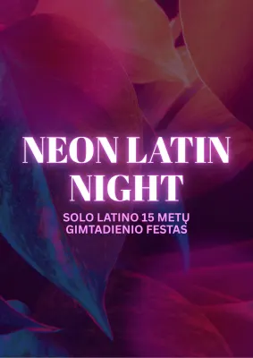🌴✨ SOLO LATINO 15 METŲ GIMTADIENIO FESTAS ✨🌴  