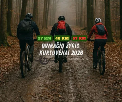 Dviračių žygis Kurtuvėnai 2026
