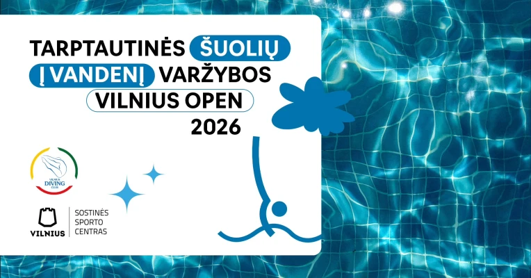 Vilnius Open 2026: Tarptautinės šuolių į vandenį varžybos