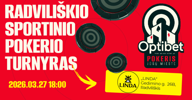 Pokerio turnyras RADVILIŠKYJE