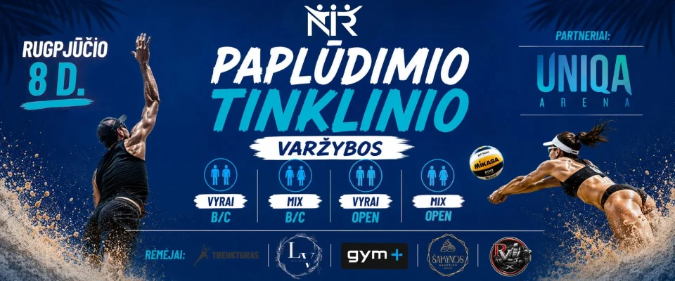 Paplūdimio tinklinio turnyras "NIR"