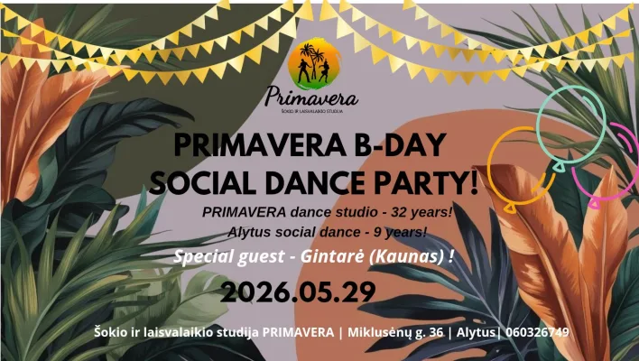 Primavera & Alytus social dance anniversary party