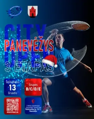 PANEVĖŽYS CITY OPEN BADMINTONO LYGOS NUOSTATAI