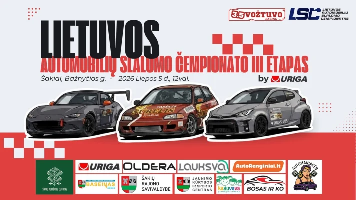 Lietuvos automobilių slalomo čempionato III etapas by Uriga 