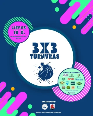🏀𝐕𝐚𝐬𝐚𝐫𝐨𝐬 𝟑𝐱𝟑 𝐤𝐫𝐞𝐩𝐬̌𝐢𝐧𝐢𝐨 𝐭𝐮𝐫𝐧𝐲𝐫𝐚𝐬 𝐁𝐚𝐥𝐛𝐢𝐞𝐫𝐢𝐬̌𝐤𝐲𝐣𝐞! 🏀