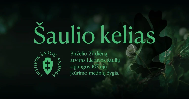 Šaulio kelias. Prisijunk! 