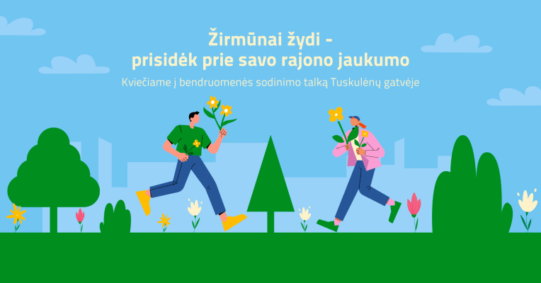 Sodinimo talka Žirmūnuose