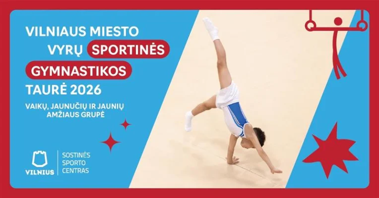Vilniaus miesto vyrų sportinės gimnastikos taurė 2026