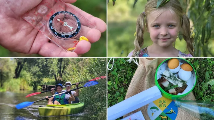 Baidarių žygis šeimoms „Gamtos tyrėjai"