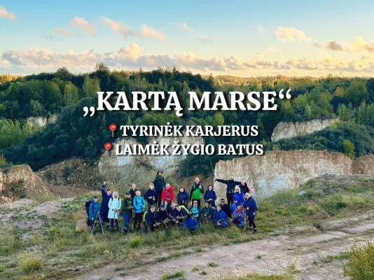 ŽYGIS „LAIMĖK ŽYGIO BATUS MARSE!“ VIETŲ NEBĖRA