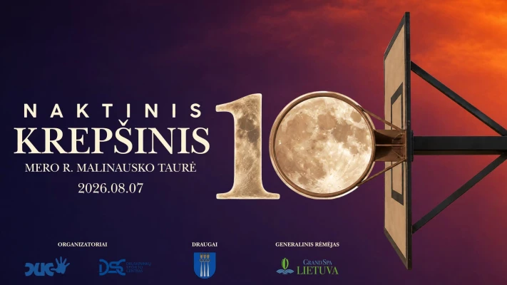 Naktinis krepšinis 2026 | 10-asis turnyras