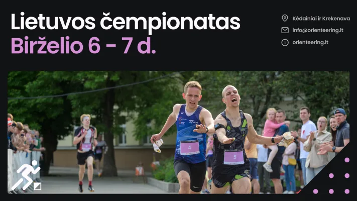 2026 m. Lietuvos OS bėgte čempionatas sprinto, eliminavimo sprinto ir sprinto estafečių trasose