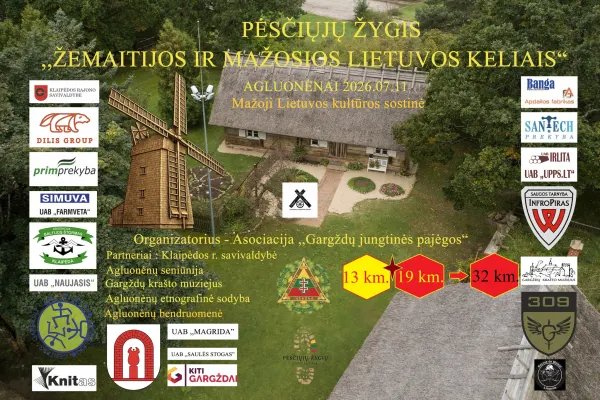 PĖSČIŲJŲ ŽYGIS ,,ŽEMAITIJOS IR MAŽOSIOS LIETUVOS KELIAIS" 