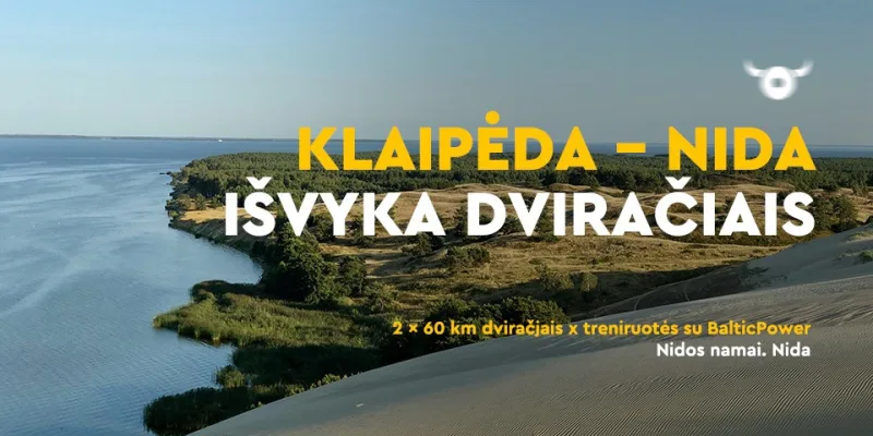 Savaitgalio išvyka į Nidą: Klaipėda - Nida - Klaipėda dviračiais