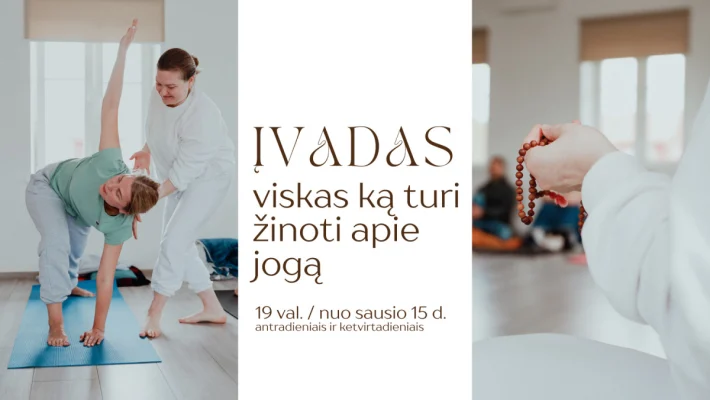 ĮVADAS - viskas ką turi žinoti apie jogą / savaitgalis