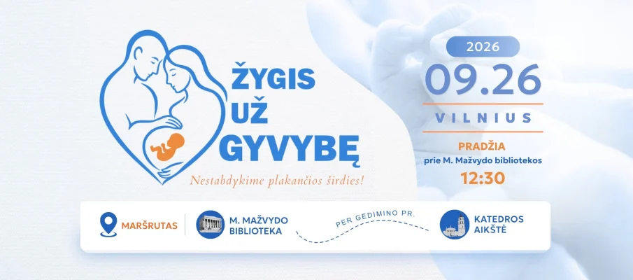 Žygis už gyvybę 2026