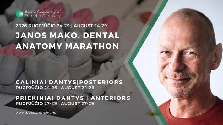 ANATOMIJOS MARATONAS: GALINIAI DANTYS | PRIEKINIAI DANTYS. LEKT. DT JANOS MAKO