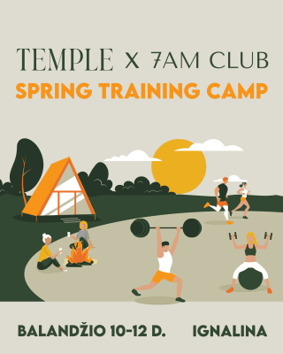 TEMPLE x 7AM club - SPRING TRAINING CAMP