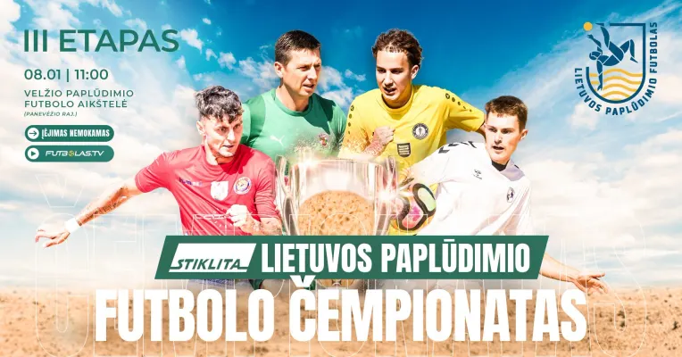 2026-ųjų STIKLITA Lietuvos paplūdimio futbolo čempionatas | III etapas