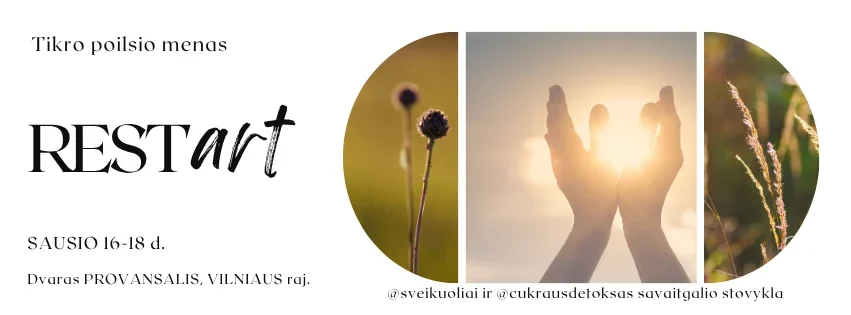 RESTart savaitgalio stovykla. Streso ir įtampų paleidimo menas
