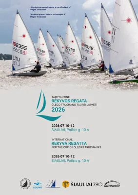 TARPTAUTINĖ BURIAVIMO RĖKYVOS REGATA OLEGO TRUCHANO TAUREI LAIMĖTI
