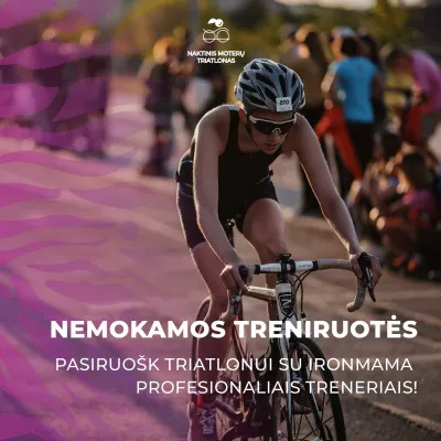 Naktinis moterų triatlonas 2026