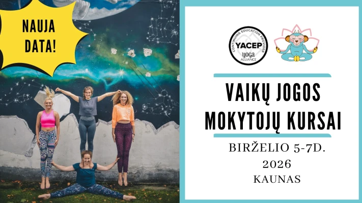 Yoga Zoo - Vaikų Jogos Mokytojų Kursai Birželio 5-7d. | KAUNAS