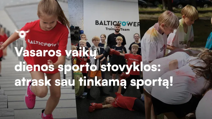 Vasaros vaikų dienos sporto stovykla Kaune: atrask savo sportą!