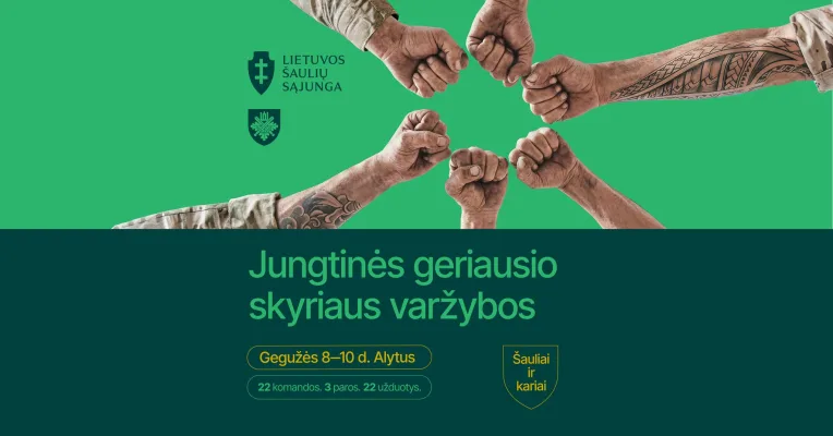 Kariai ir šauliai: Jungtinės geriausio skyriaus varžybos