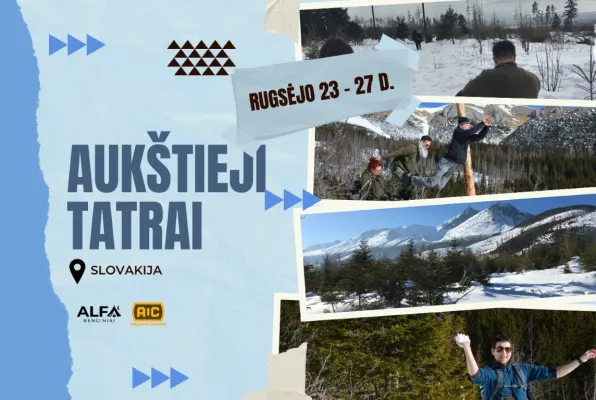 Rudens žygis: Aukštieji Tatrai 2026