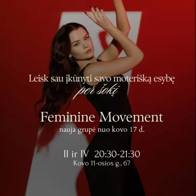 Nauja Feminine Movement grupė!🧚🏻‍♀️