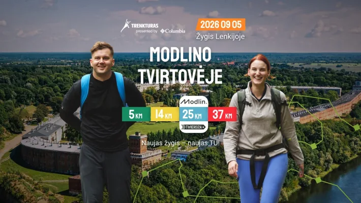 TrenkTuras: Žygis Modlino Tvirtovėje'26 presented by Columbia