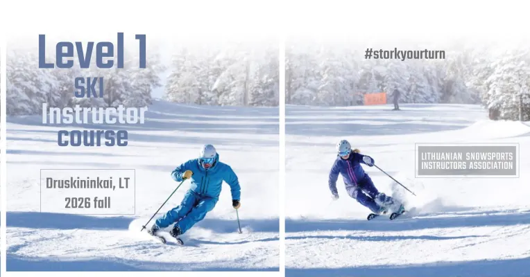 LSIA Level 1 Ski Instructor Course | Druskininkai