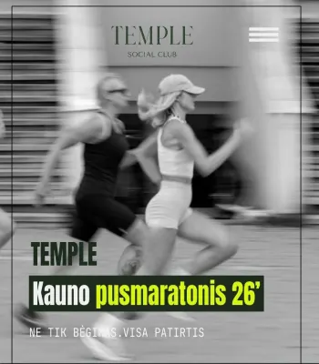 TEMPLE Kauno pusmaratonis '26