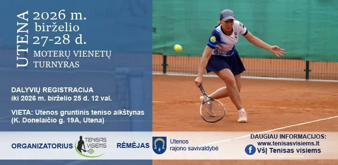 2026 m. birželio 27-28 d. atviras moterų vienetų teniso turnyras 
