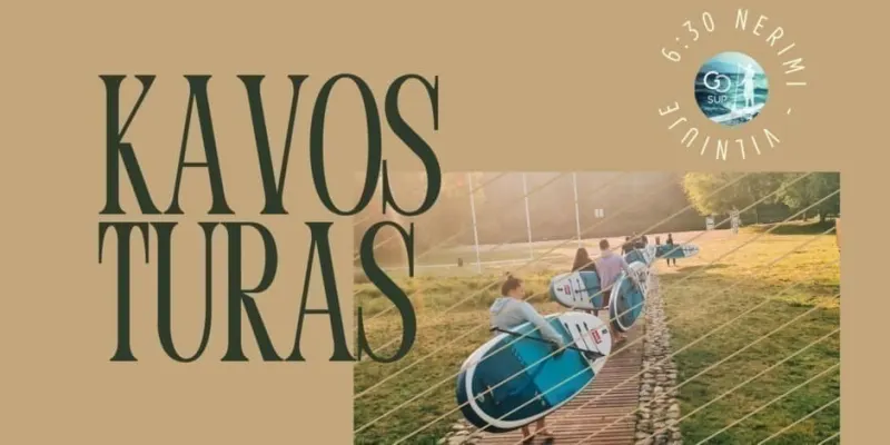 Rytinis irklenčių kavos turas | goSUP Vilnius