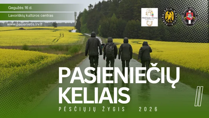 Žygis „Pasieniečių keliais 2026“