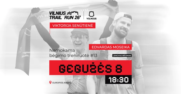 Nemokama treniruotė: priešvaržybinis bėgimas