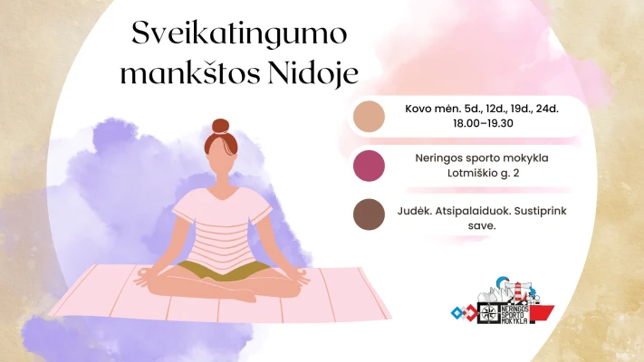 Sveikatingumo mankštos (joga) Nidoje