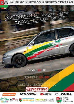 Automobilių slalomo varžybos "Kovo 11-ajai paminėti" 2026