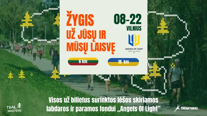 Žygis „Už Jūsų ir mūsų laisvę“ | Vilnius | Trail Masters | Trenkturas | Angels of Light