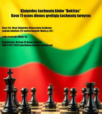 Greitųjų šachmatų turnyras
