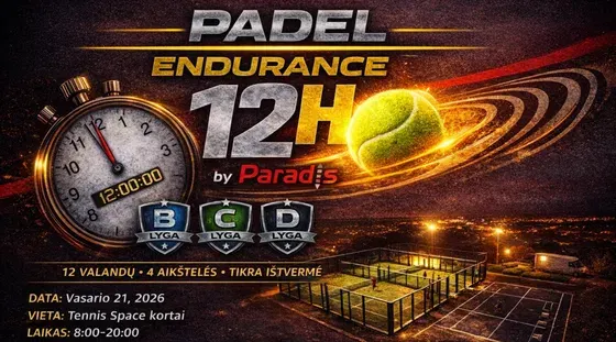 PADEL ENDURANCE 12 h by PARADIS