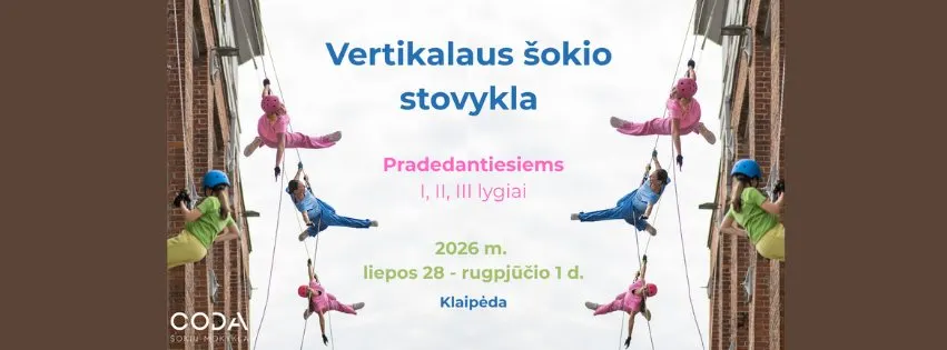 VERTIKALAUS ŠOKIO STOVYKLA pradedantiesiems