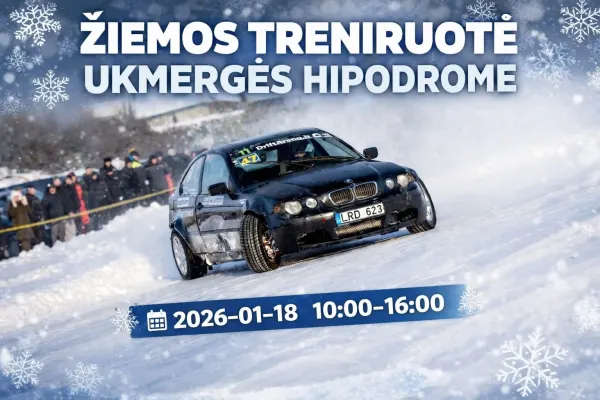 ŽIEMOS TRENIRUOTĖ UKMERGĖS HIPODROME