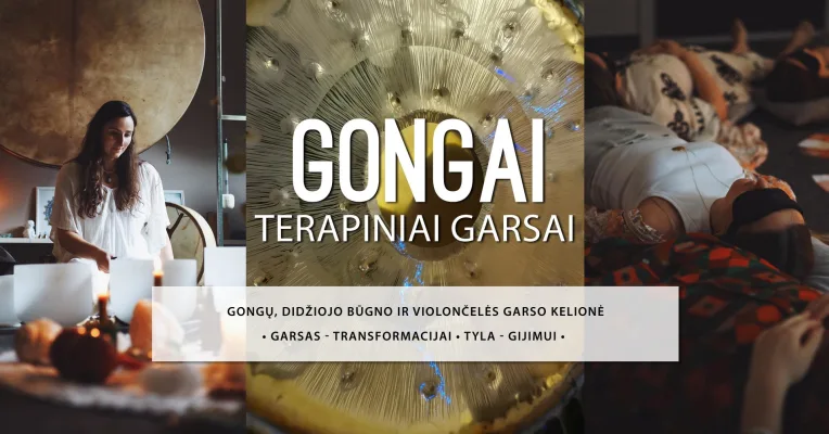 VAKARO GONGAI - meditatyvi garso kelionė