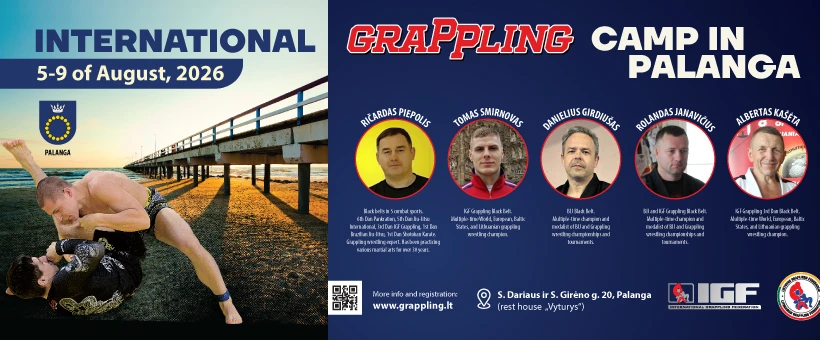 INTERNATIONAL IGF GRAPPLING SPORTS CAMP   ” PALANGA 2026” 